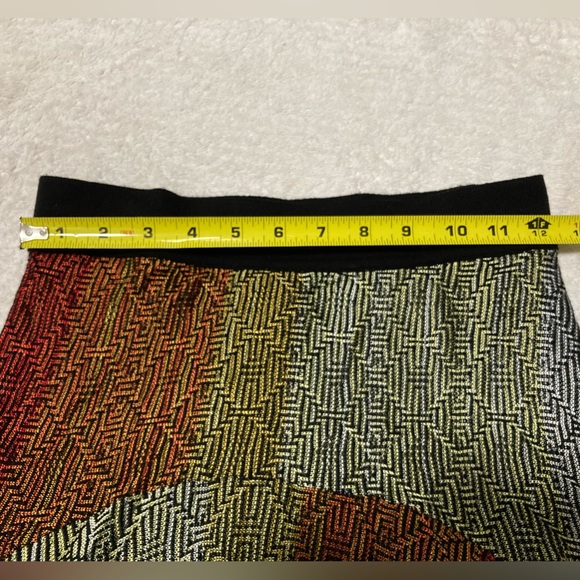 Anthropologie Cecilia Prado Geometric ColorsAbstract Asymmetrical Midi Skirt XS - Picture 5 of 8